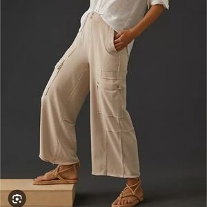 Women's Beige Cargo Pants